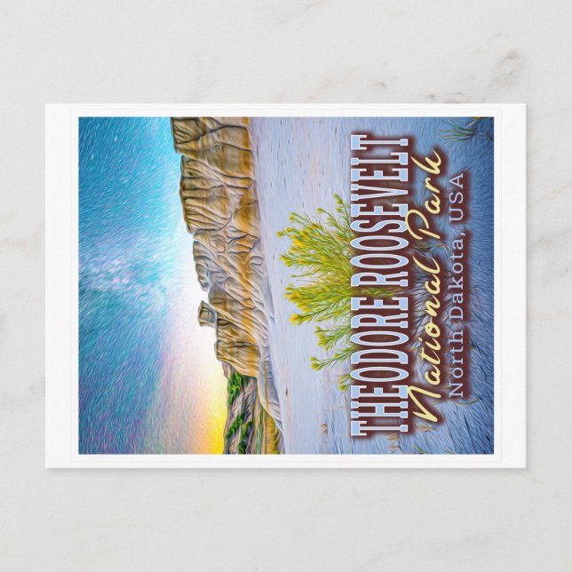 THEODORE ROOSEVELT NATIONAL PARK - NORTH DAKOTA US POSTKARTE (Vorderseite)