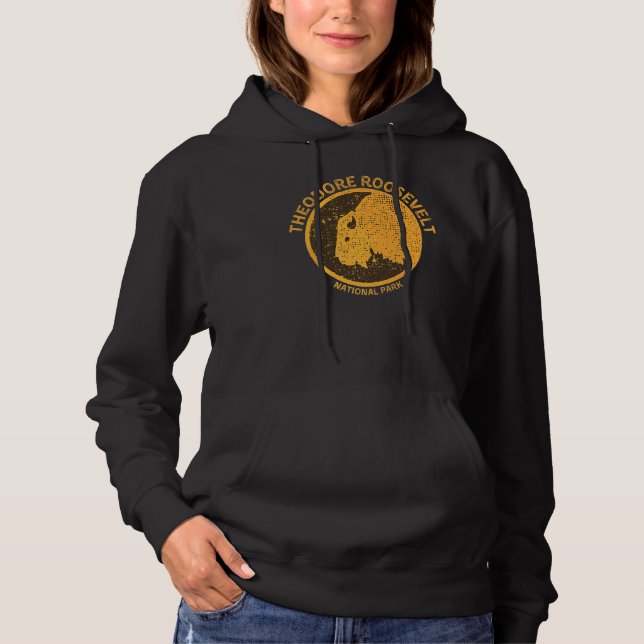 Theodore Roosevelt Nationalpark Bison Hoodie (Vorderseite)