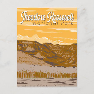 Theodore Roosevelt Nationalpark California Postkarte