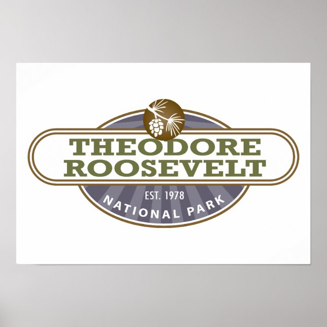 Theodore Roosevelt Nationalpark Poster (Vorne)