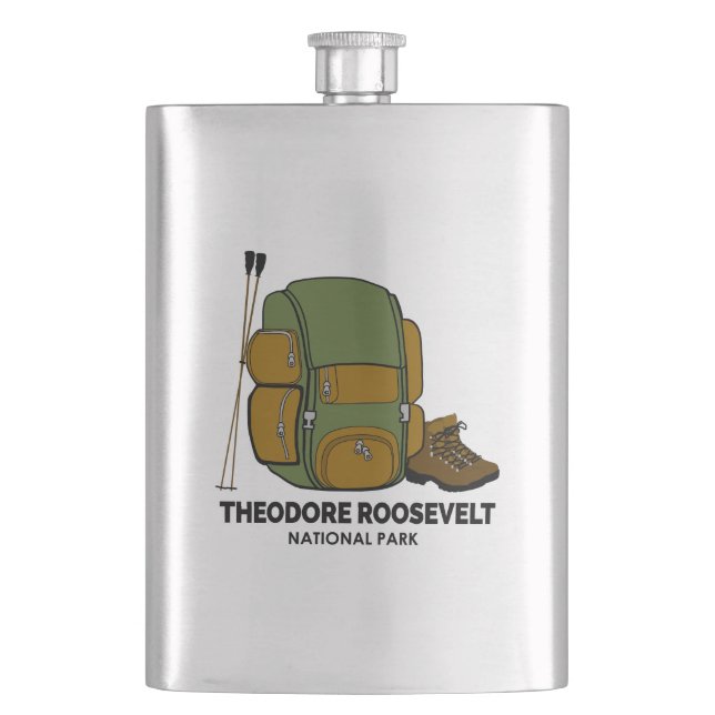 Theodore Roosevelt Nationalpark - Rucksack Flachmann (Vorderseite)