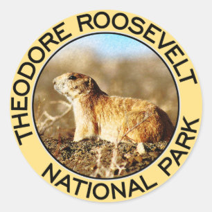 Theodore Roosevelt Nationalpark Runder Aufkleber
