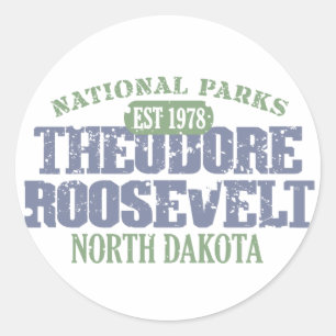 Theodore Roosevelt Nationalpark Runder Aufkleber