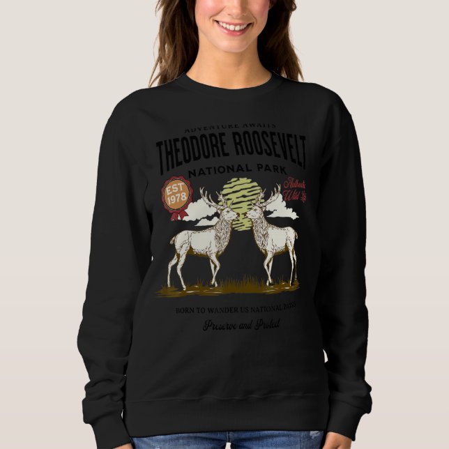 Theodore Roosevelt Nationalpark Sweatshirt (Vorderseite)