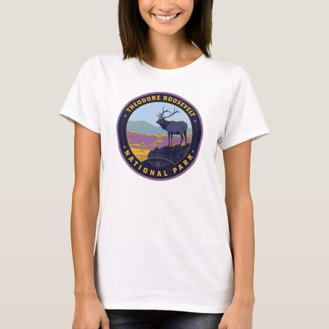Theodore Roosevelt Nationalpark T-Shirt (Vorderseite)