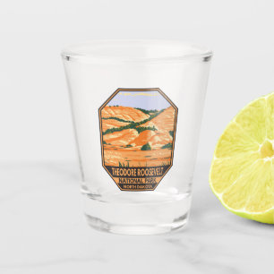 Theodore Roosevelt Nationalpark Vintag Schnapsglas