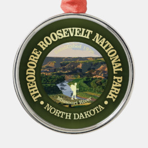 Theodore Roosevelt NP2 Ornament Aus Metall