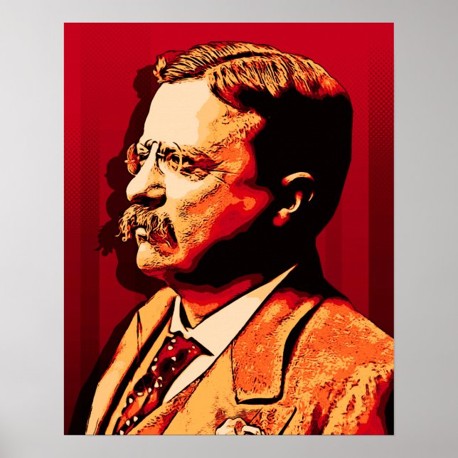 Theodore Roosevelt Poster (Vorne)