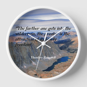 Theodore Roosevelt-Quote Uhr