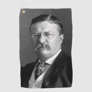 Theodore Roosevelt Teddy Präsident Republikaner Golfhandtuch