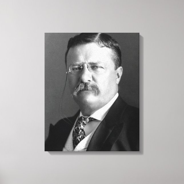 Theodore Roosevelt Teddy Präsident Republikaner Leinwanddruck (Vorderseite)
