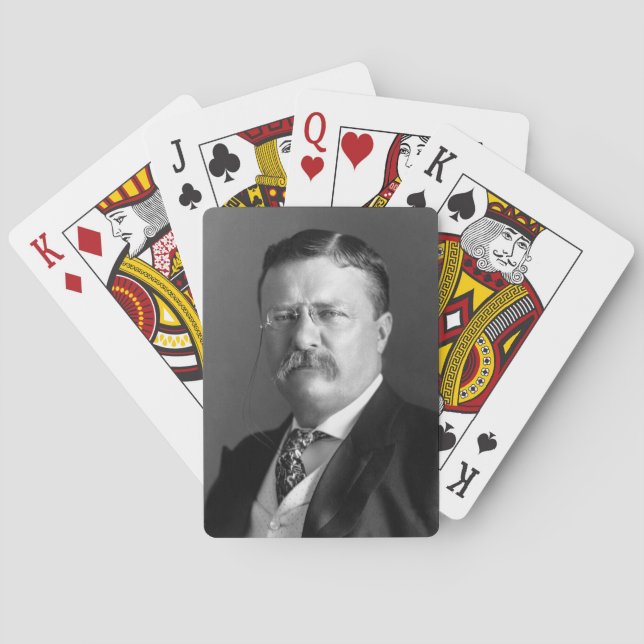 Theodore Roosevelt Teddy Präsident Republikaner Spielkarten (Rückseite)