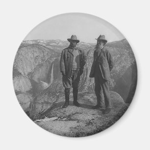 Theodore Roosevelt und John Muir am Glacier Point Magnet