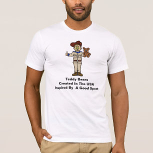 Theodore Roosevelt und Teddy Bear T - Shirt
