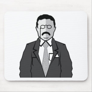 Theodore- RooseveltCartoon Mousepad