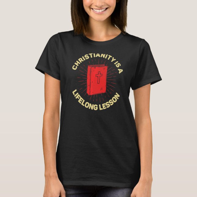 Theologie Bibel Studie Christentum Christliche Leh T-Shirt (Vorderseite)