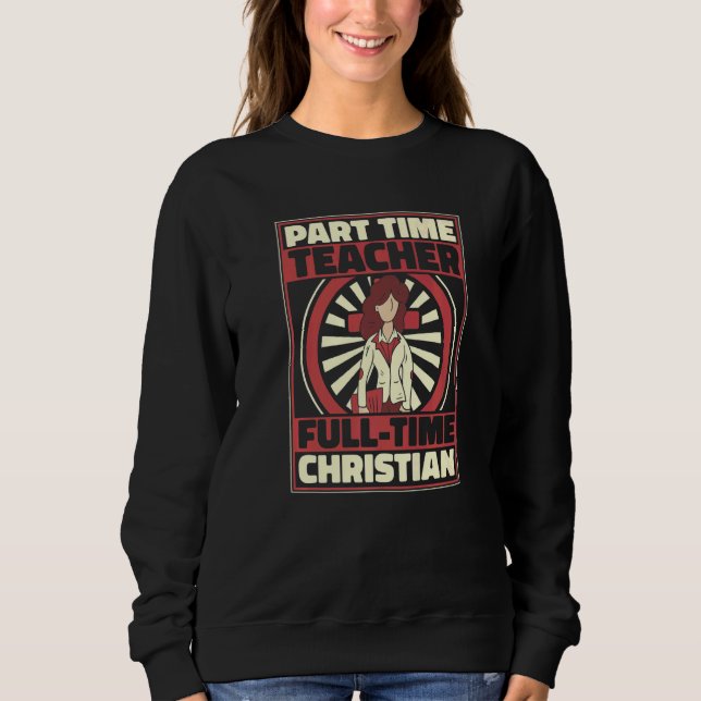 Theology Bible Study Christianity  Christian Teach Sweatshirt (Vorderseite)