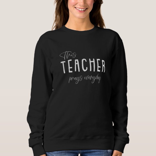 Theology Christianity  Bible Study Christian Teach Sweatshirt (Vorderseite)