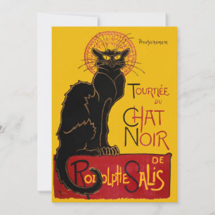 Theophile Steinlen - Le Chat Noir Vintag Einladung