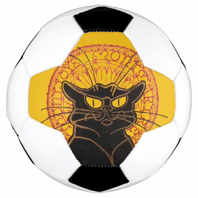 Theophile Steinlen - Le Chat Noir Vintag Fußball (Vorderseite)