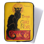 Theophile Steinlen - Le Chat Noir Vintag Laptopschutzhülle<br><div class="desc">Vintage Poster für eine Tour durch Le Chat Noir (Black Cat) - Theophile Alexandre Steinlen,  1896</div>