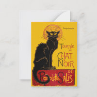 Theophile Steinlen - Le Chat Noir Vintag