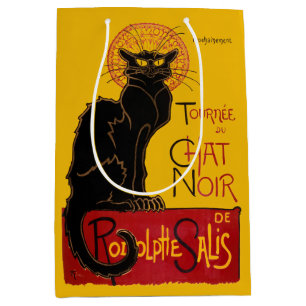 Theophile Steinlen - Le Chat Noir Vintag Mittlere Geschenktüte