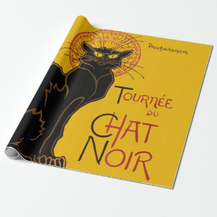 Theophile Steinlen - Le Chat Noir Vintage Geschenkpapier