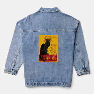 Theophile Steinlen - Le Chat Noir Vintage Jeansjacke