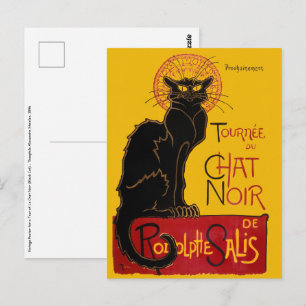 Theophile Steinlen - Le Chat Noir Vintage Postkarte