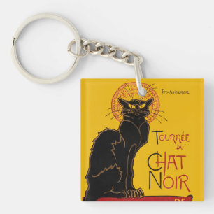 Theophile Steinlen - Le Chat Noir Vintage Schlüsselanhänger