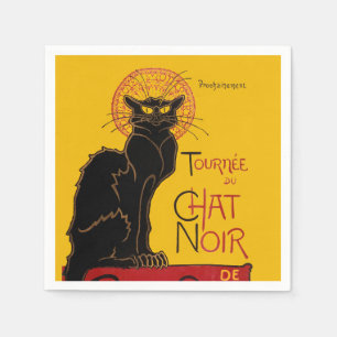 Theophile Steinlen - Le Chat Noir Vintage Serviette