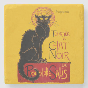 Theophile Steinlen - Le Chat Noir Vintage Steinuntersetzer