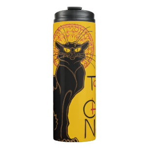 Theophile Steinlen - Le Chat Noir Vintage Thermosbecher
