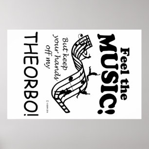 Theorbo Feel Musik Poster