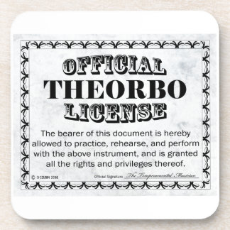 Theorbo-Lizenz Untersetzer