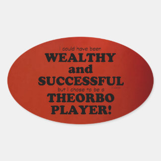 Theorbo Reiche & erfolgreiche Oval Sticker