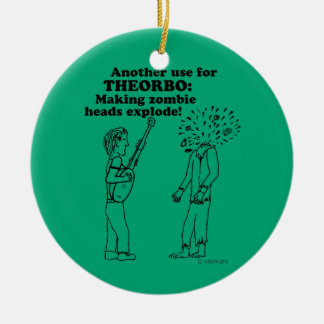 Theorbo Zombie Explode Keramik Ornament