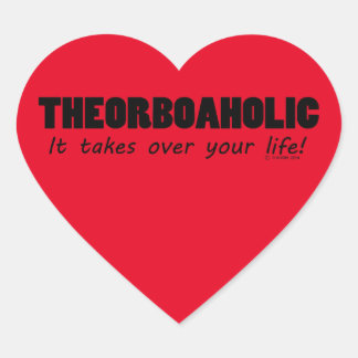 Theorboaholischer Heart Sticker
