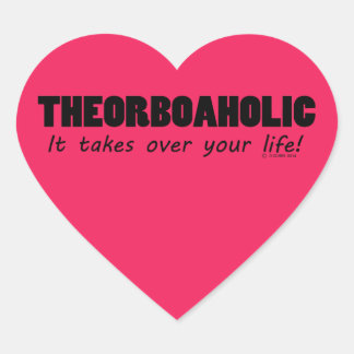 Theorboaholischer Heart Sticker