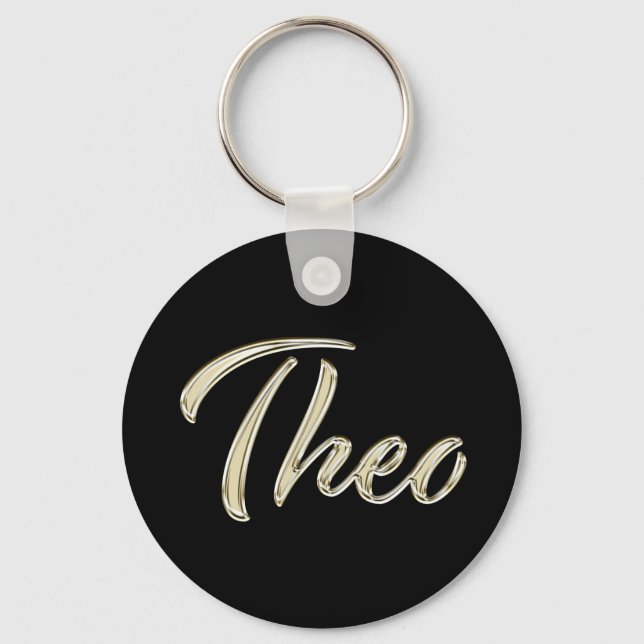 Theoretischer Button-Schlüsselger Schlüsselanhänger (Vorderseite)