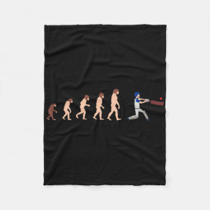 Theorie der Evolution Cricket-Spieler Lustig Fleecedecke