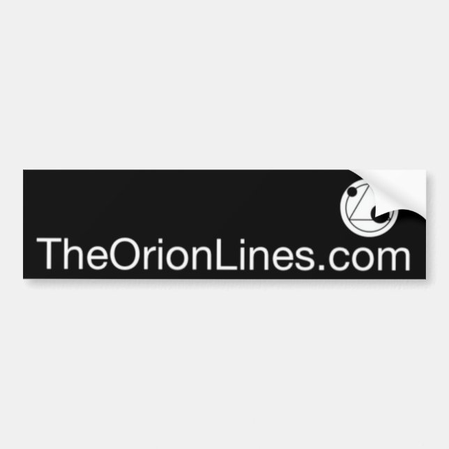 TheOrionLines.com Autoaufkleber (Vorne)