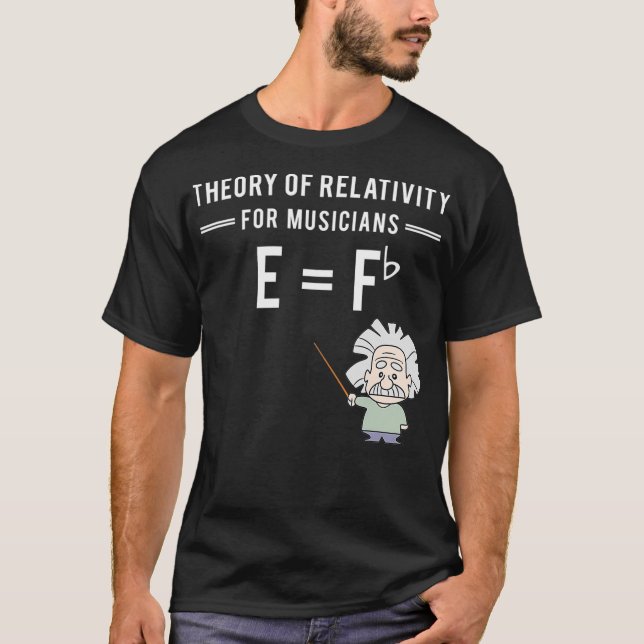 Theory Of Relativity For Musicians Classical T-Shirt (Vorderseite)