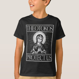 Theotokos beschützen uns orthodoxe Christliche Hei T-Shirt