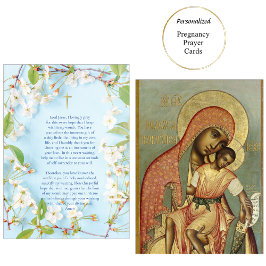 Theotokos Christ Child Pregnancy Praetkarte Platzkarte