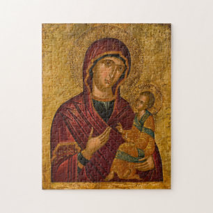 Theotokos (Jungfrau Mary) und das Christ Child Ico Puzzle