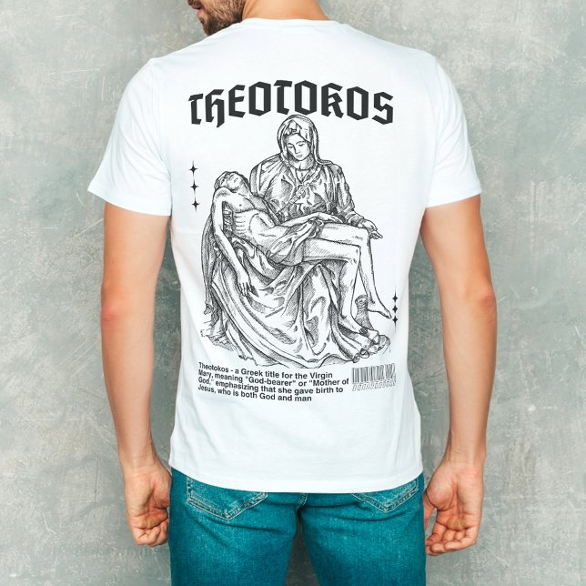 "Theotokos" Mary, auf Christlichem Glauben gegründ T-Shirt (Von Creator hochgeladen)