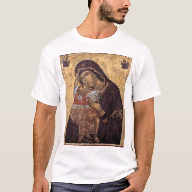 Theotokos mit Christus-Kind T-Shirt (Vorderseite)