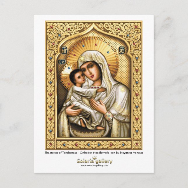 Theotokos of Tenderness - Postcard Postkarte (Vorderseite)